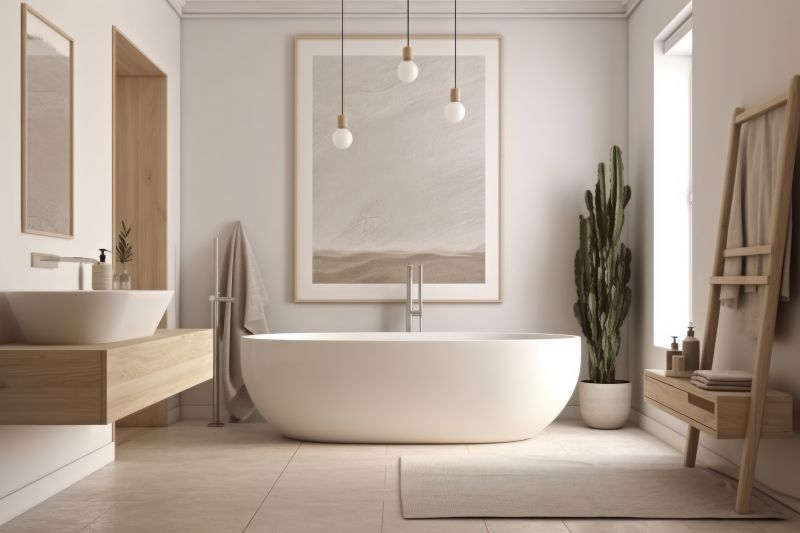 Elegant Tub Area